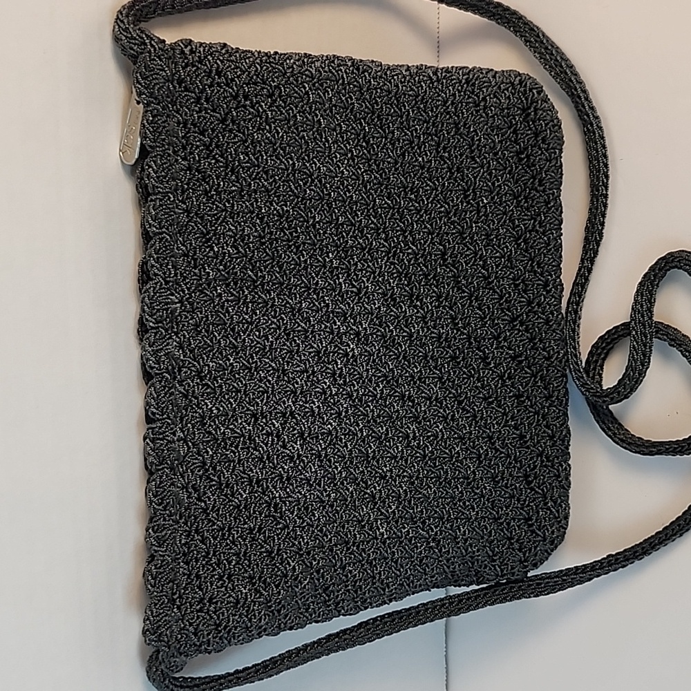 The Sak- beautiful gray crochet crossbody bag - Picture 4 of 8